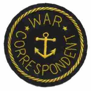 War Correspondent Patch - Saunders Military Insignia