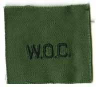 WOC subued Army Branch of Service insignia