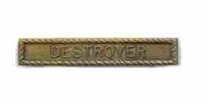WWI Victory Medal Destroyer Clasp - Saunders Military Insignia