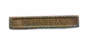 WWI Victory Medal Overseas Clasp