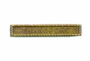 WWI Victory Medal Transport Clasp