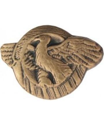 WWII Honorable Discharge Ruptured Duck in bronze metal lapel pin
