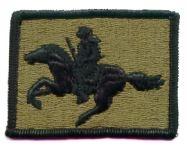 Wyoming National Guard subdued patch - Saunders Military Insignia